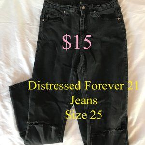 Forever 21 Black Skinny Jeans
